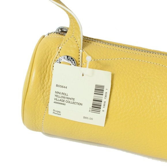Cole Haan Yellow Mini Roll Village Collection Bag - Picture 4 of 5